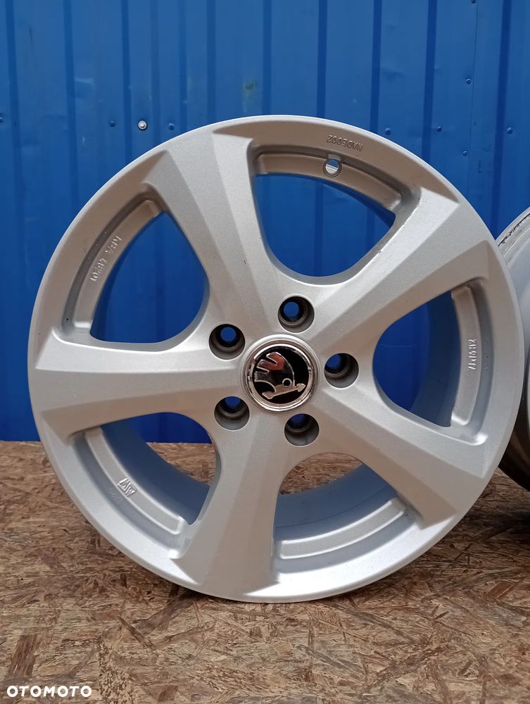 FELGI ALUMINIOWE 5x112 R16 7J ET42 57,1 SKODA OCTAVIA SUPERB VOLKSWAGEN AUDI - 4