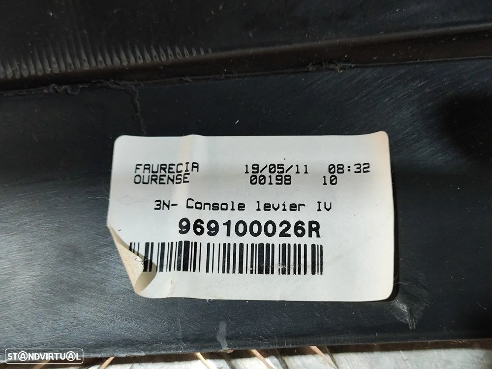 CONSOLA CENTRAL RENAULT MEGANE III 3 MK3 GRANDTOUR CARRINHA 969100026R 253B00345R APOIO DE BRAÇO COMANDO COMANDOS MULTIMÉDIA MULTIFUNÇÕES - 8