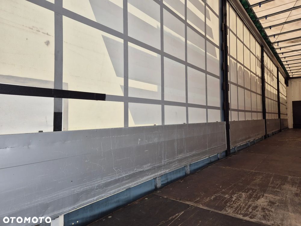 Krone BURTOWA BUDOWLANA VARIOS PÓŁMEGA 385/55 z Niemiec / ALUFELGI / stan bardzo dobry / PODNOSZONA OŚ I DACH / BPW firanka burto-firanka firana burtówka burto firanka - 10