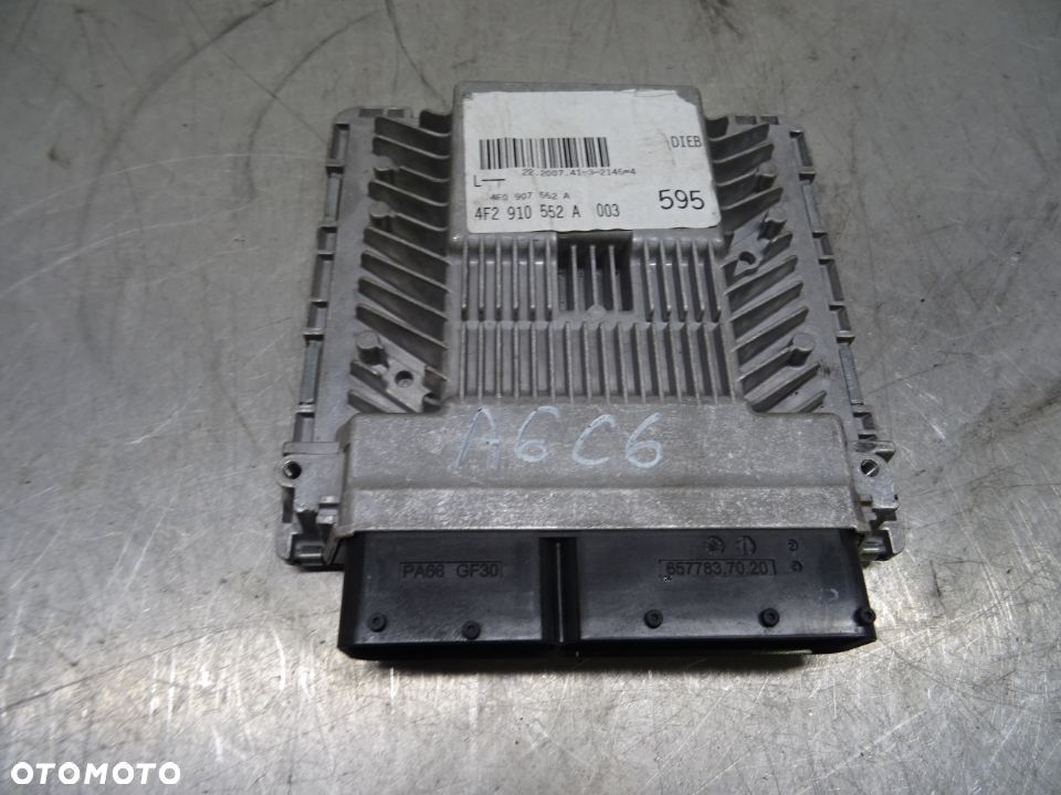 AUDI A6 C6 04-07 2.8 V6 KOMPUTER STEROWNIK SILNIKA 4F2910552A