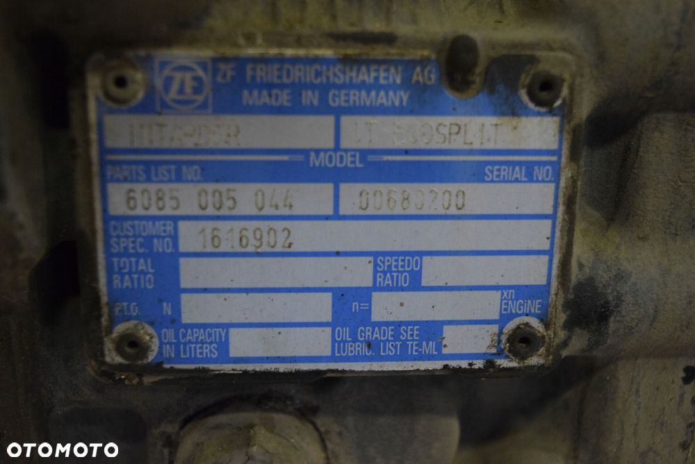 SKRZYNIA BIEGÓW MAN RETARDER TGA TGX 16 S 2221 TD - 4