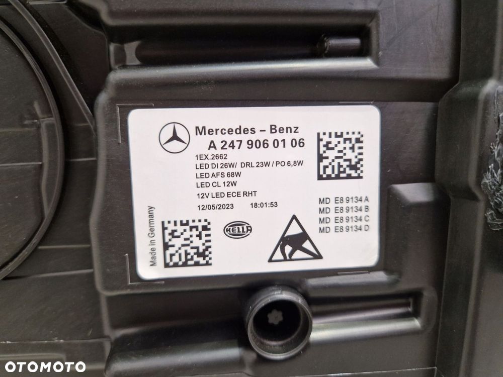 MERCEDES GLB W247 H247 X247 LAMPY PRZEDNIE LEWA PRAWA LED MULTIBEAM - 9