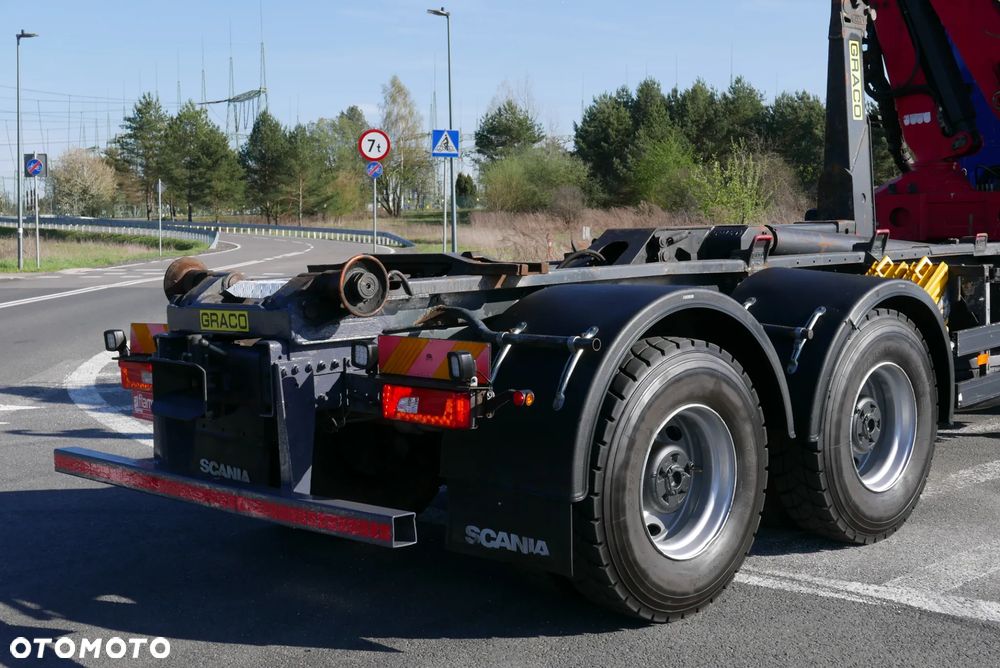 Scania R 380 6X4 RESOR DŹWIG PALFINGER BLOKADA MOSTÓW MANUAL DO ZŁOMU - 10