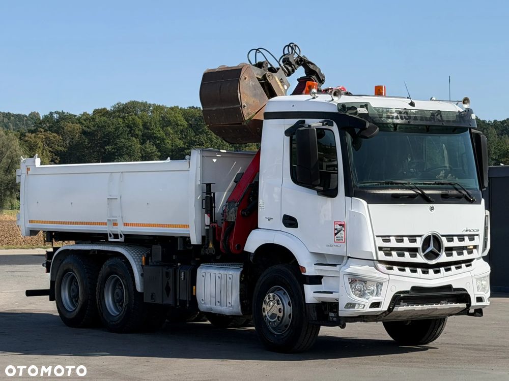Mercedes-Benz Arocs 2640 * Wywrotka 5,00 m / HMF 1643 Z2 + Pilot / Bordmatic / 6x4! - 7