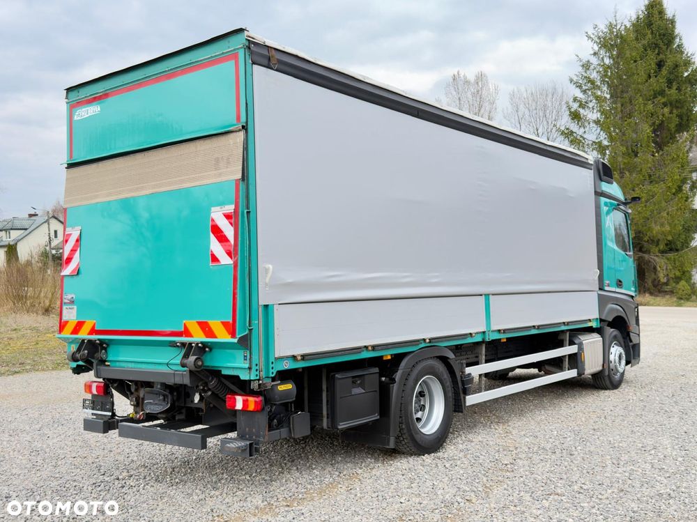 Mercedes-Benz ACTROS 1843 / BURTO-FIRANKA/ KABINA TYPU SALONKA / WINDA  / WIRTUALNY KOKPIT / KAMERY / NOWE OPONY / 18PALET / 8TON ŁADOWNOŚCI / AUTOMAT / DUŻY SILNIK  / SYPIALKA / SERWISOWANY / 2021 / JAK NOWY  / E6 - 5