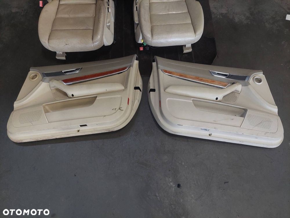 FOTELE KOMPLET LEWY PRAWY KANAPA TYŁ + BOCZKI AUDI A6 C6 - 5