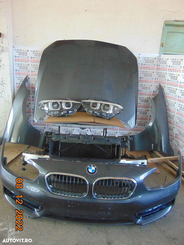 Fata completa BMW F20 F21 Facelift 2015-2019 bara fata completa sport line aripi trager complet rad - 4
