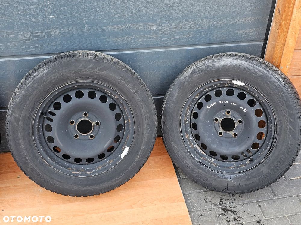 KOŁA FELGI STALOWE 15 OPONY ZIMOWE OPEL VECTRA C SIGNUM ASTRA H MERIVA B ZAFIRA A B 5x110 ET35 195/65/15 - 2