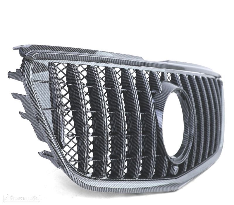 GRELHA FRONTAL MERCEDES VITO W447 14-19 CARBONO - 3