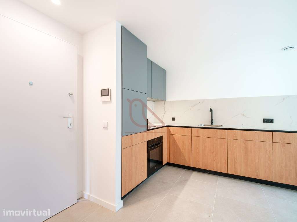 Apartamento T1 novo em Condomínio Fechado | Centro de Leiria - Grande imagem: 3/21