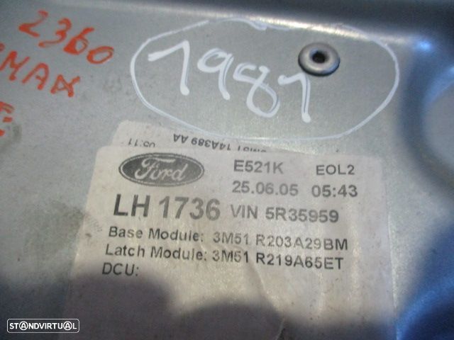 Elevador Sem Motor 3M51R203A29BM FORD C MAX 2005 1.8TDCI 115CV 5P AZUL FE - 2