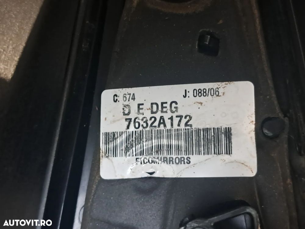 Oglinda exterioara retrovizoare dreapta electrica cu incalzire culoarea Rosu Originala Mitsubishi Colt 6 2004-2012 - 6