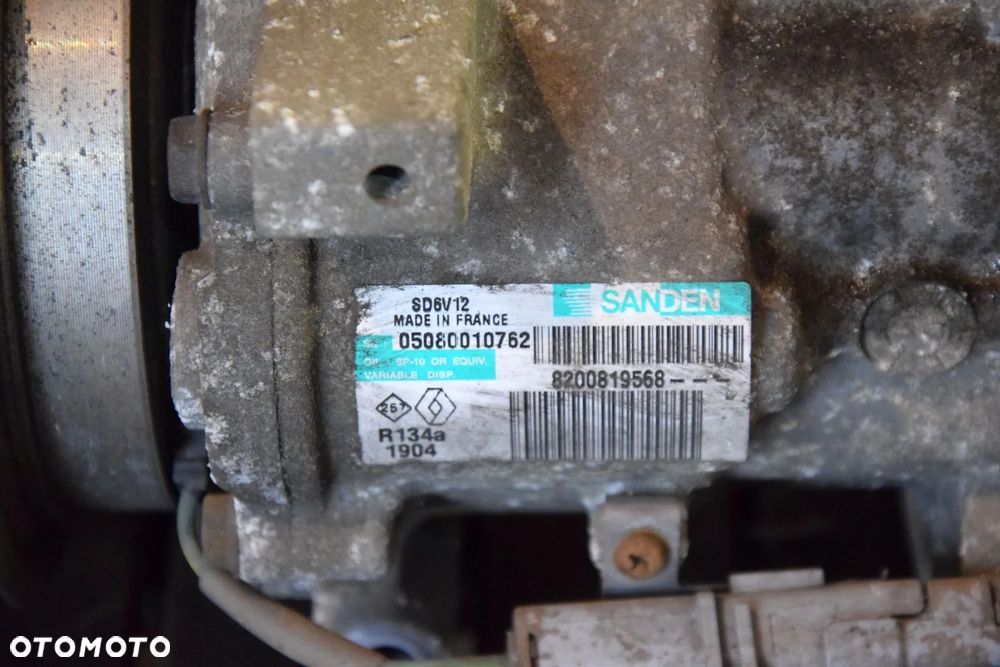 Kompresor klimatyzacji SD6V12 8200819568 Renault 1.2 Clio III Modus Twingo Dacia Logan Sandero - 5