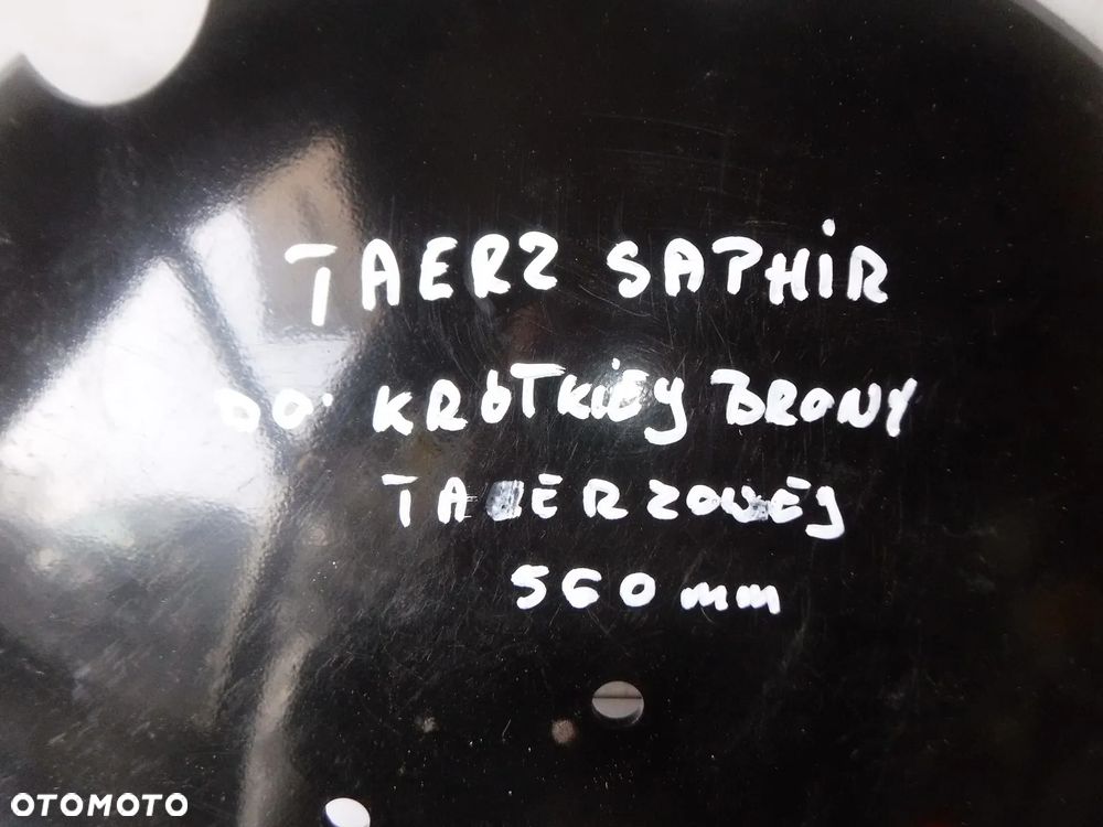 Talerz SAPHIR 69505-02-0127 do Krótkiej Brony Talerzowej 560 mm ks 304 303 403 503 - 3