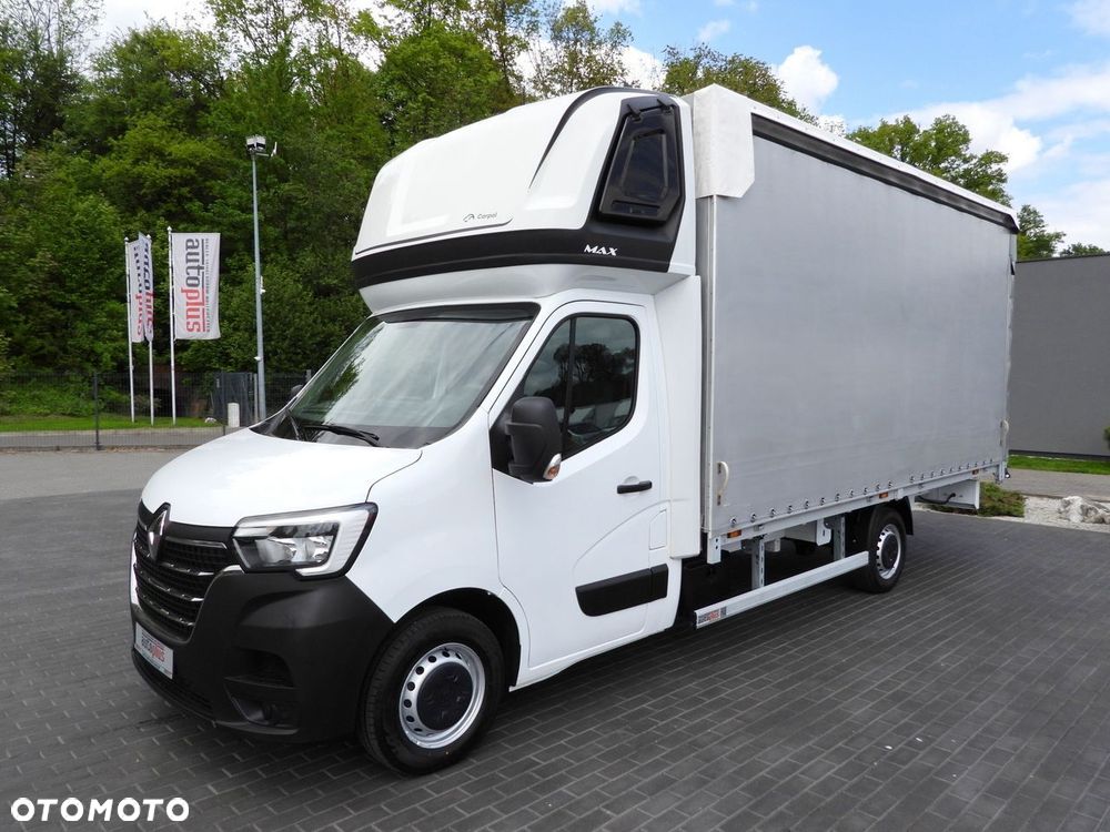 Renault MASTER PLANDEKA 10 PALET WEBASTO TEMPOMAT NAWIGACJA LEDY PNEUMATYKA KLIMATYZACJA  165KM - 7