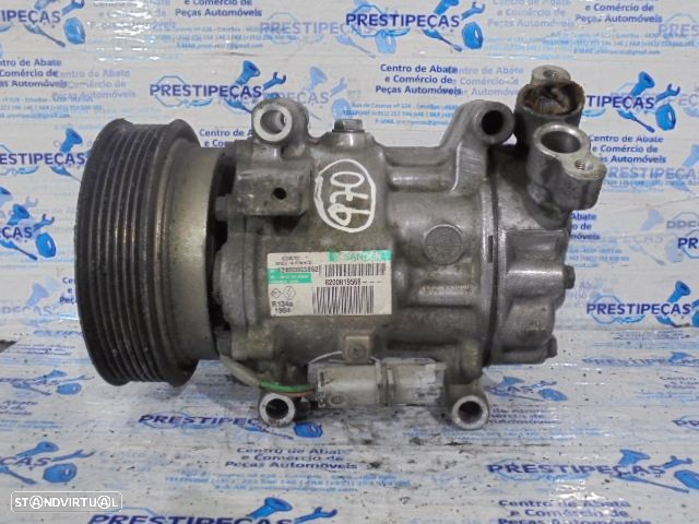 Compressor AC 8200819568 RENAULT CLIO 3 FASE 1 2008 1.2I ETH 75CV 5P CINZENTO GASOLINA SANDEN - 4