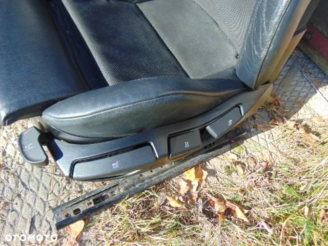 BMW Z4 lift E85 E86 sport M PAKIET FOTEL ładne super FOTELE kubełkowe sport sitze grzane pół skóra czarna - 5