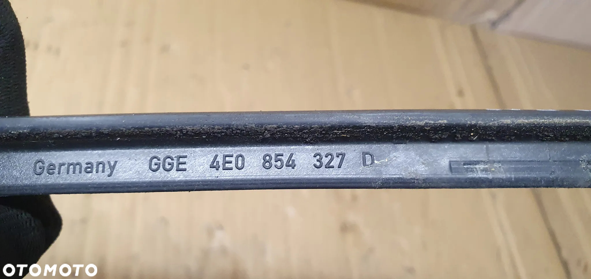 Listwa szyby czołowej lewy przód Audi A8 D3 4E0854327D - 5