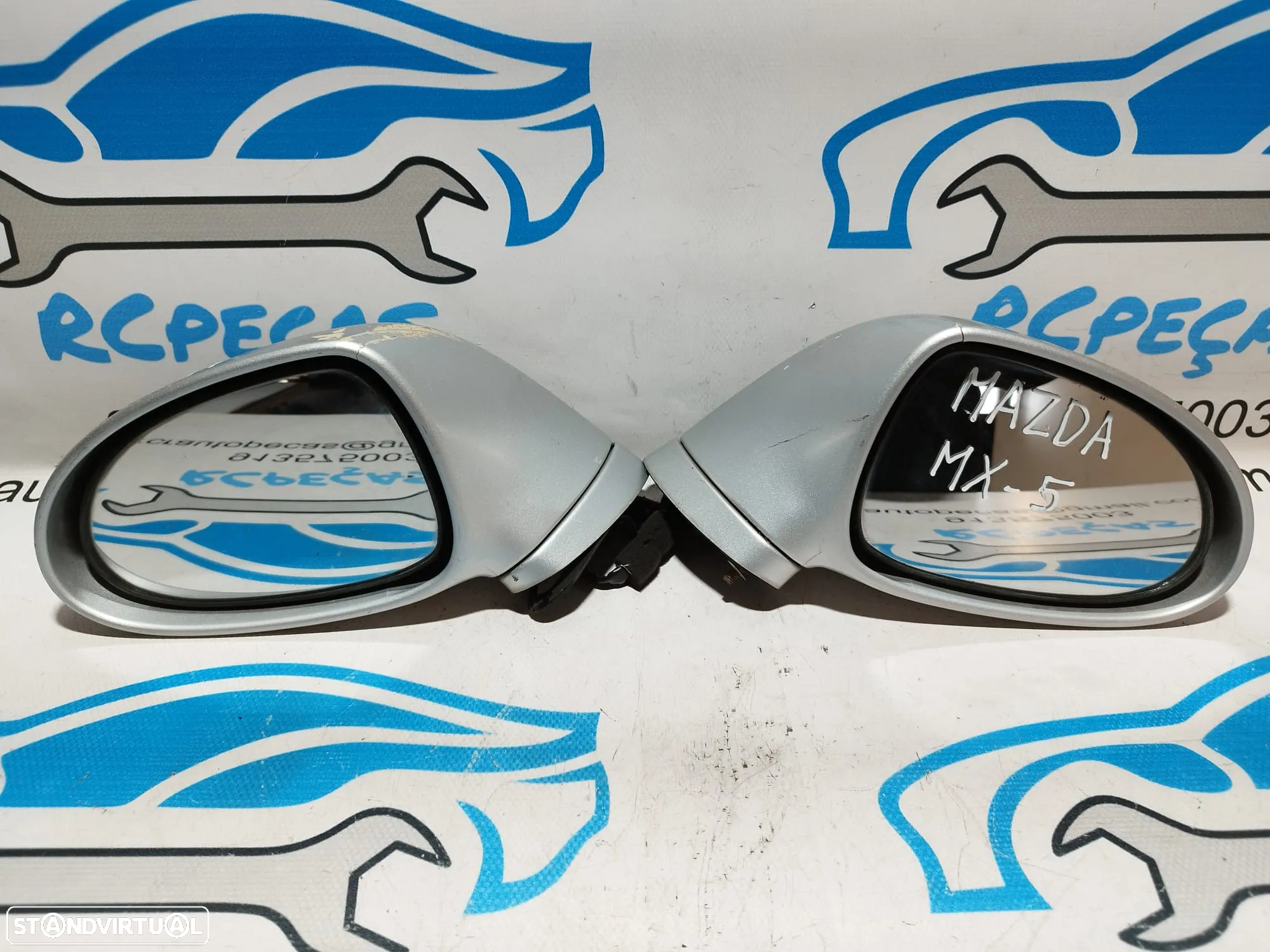 ESPELHO RETROVISOR ESQUERDO DIREITO MX5 MX-5 MX 5 II 2 MK2.5 MIATA NB NC3369180GPZ NC3369180 NC3569120GSU NC3569120 ELETRICO AQUECIDO ESPELHOS RETROVISORES - 2