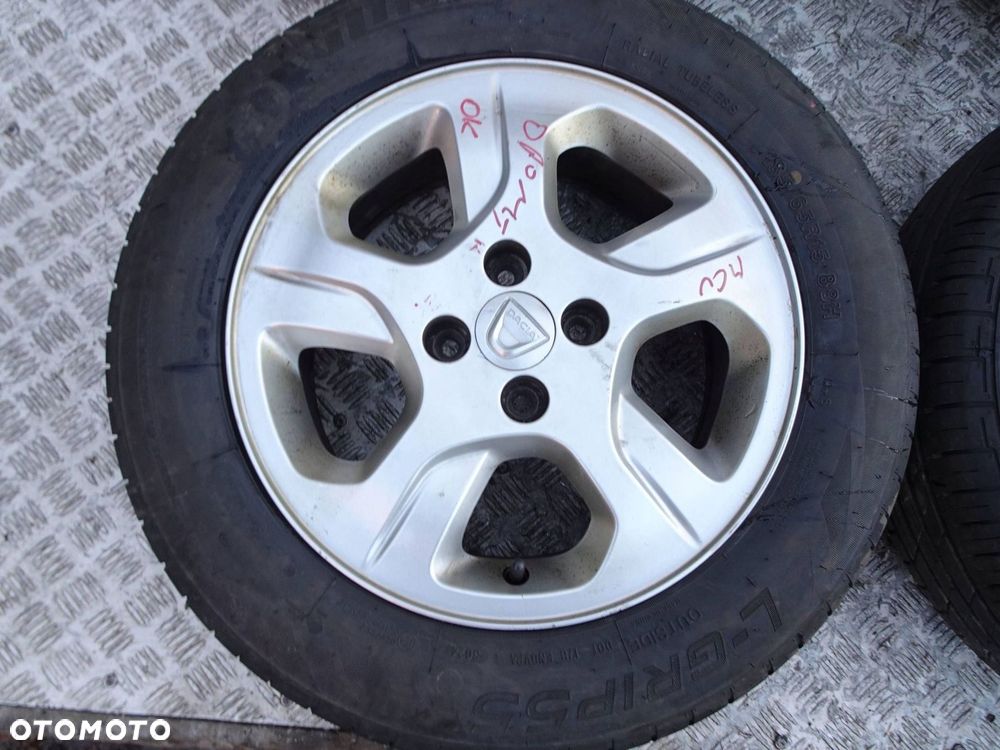 alufelgi z oponami kpl. dacia logan mcv ii 15" 4x100 et 40 - 4