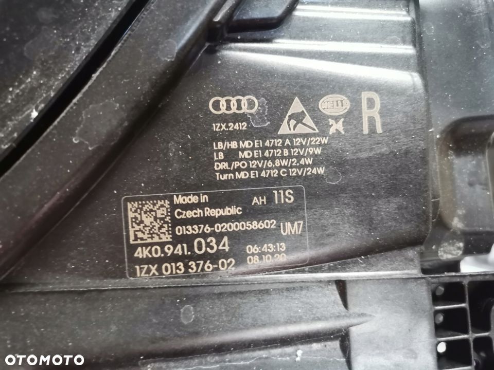 Audi A6 2018- 4K0941034 Full Led Prawa Kompletna - 4