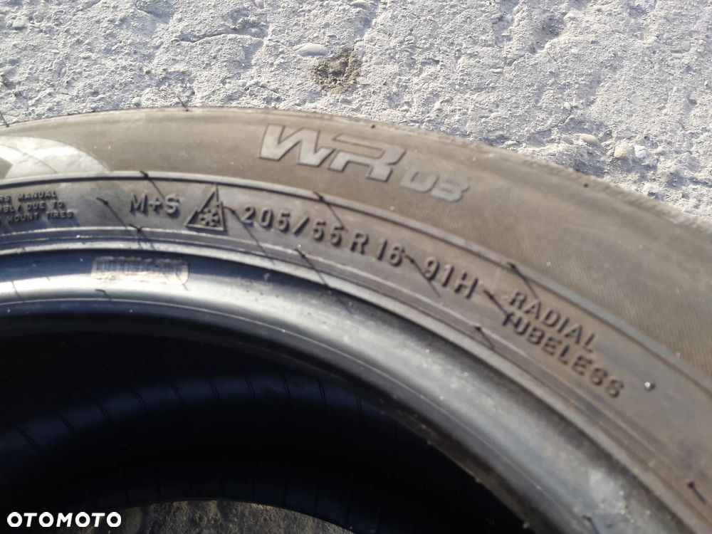 16” - NOKIAN - 205/55 r16 cali - ZIMOWE Opony WR d4 - stan BDB - GWARANCJA ! + Możliwy MONTAŻ !! - 3
