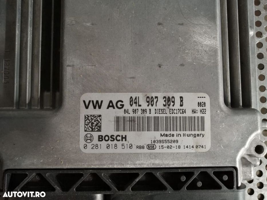 Calculator Motor Ecu VW Golf 7 VII Passat B8 Seat Skoda 1.6 Tdi Euro 5 CLH CRC CXX Calculator Motor - 4