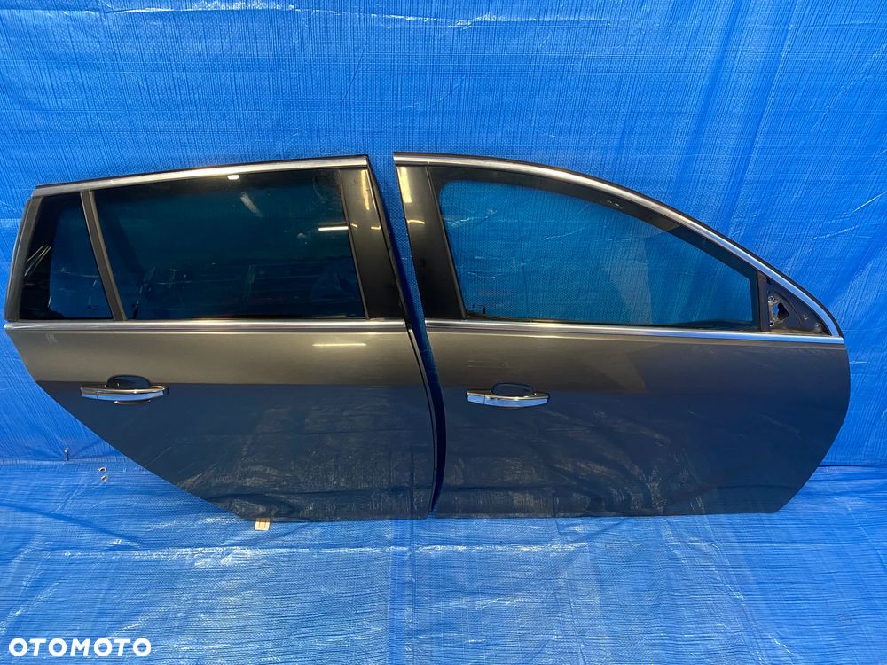 OPEL INSIGNIA A DRZWI PRAWE PRAWY TYŁ TYLNE SZARE Z177 KOMPLETNE - 3