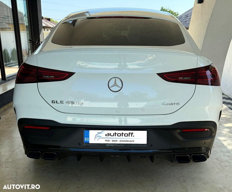 Difuzor bara spate 63 AMG GLE Coupe C167 compatibil cu Mercedes (2020+) Black Design - 3