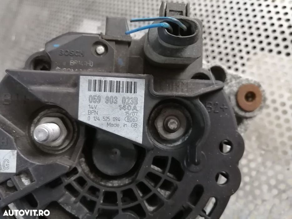 Alternator Audi A4 A6 A8 Q7 VW Touareg 3.0 Tdi Euro 4 Alternator Audi A4 A6 A8 Q7 VW Touareg 3.0 Td - 6