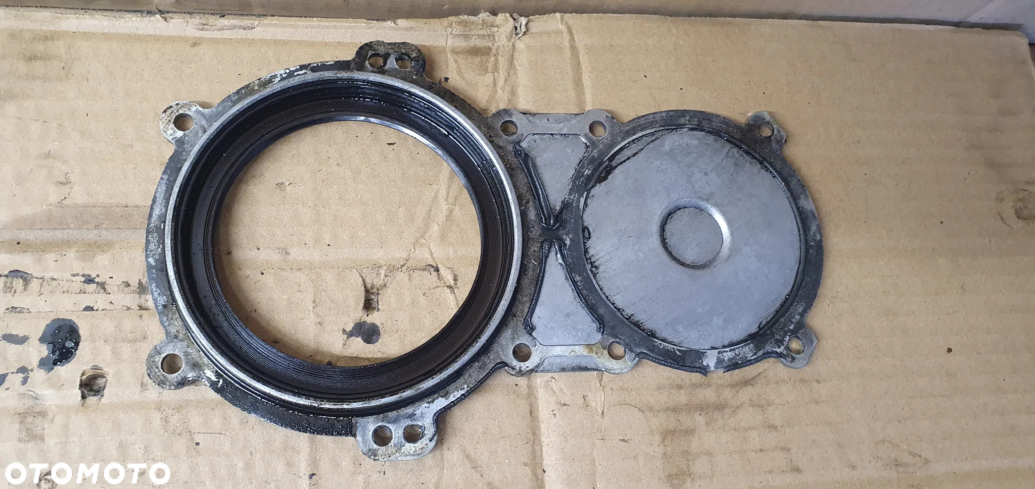 Obudowa uszczelniacz wału osłona Mercedes ML W163 4.0 CDI A6280110208 - 5