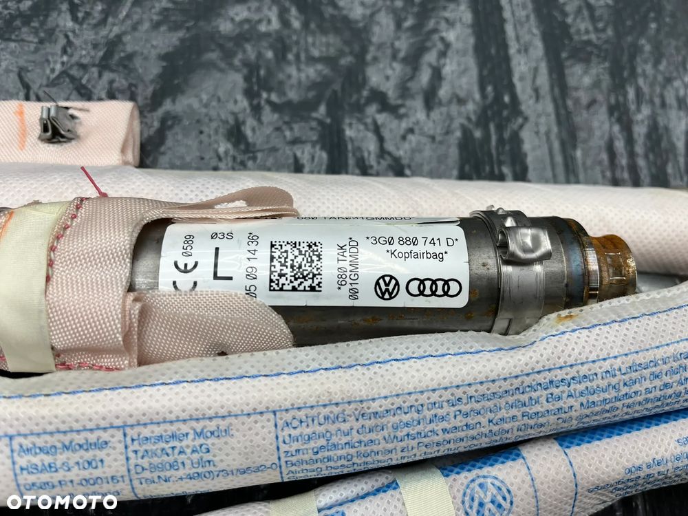 VW Passat B8 Kurtyna powietrzna przód lewa prawa 3G0880741D 3G0880742D - 3