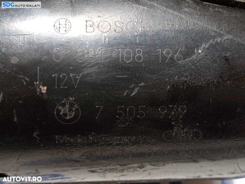 Electromotor cu 9 Dinti Cutie Manuala BMW Seria 3 E46 316 318 320 2.0 i 1998 - 2006 Cod 0001108196 7505979 [M5840] - 5