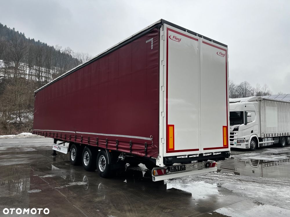 Fliegl Firanka Mega Coil // 2014 Rok // SAF // Dach podnoszony // 385/55 R19.5 // - 4