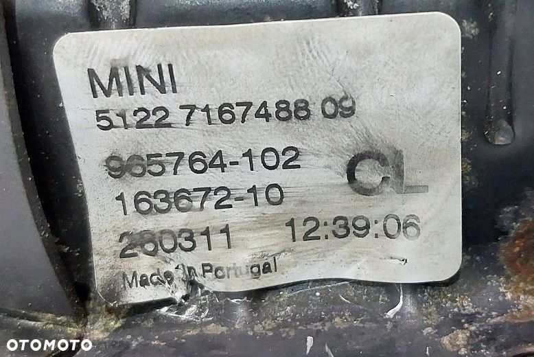 zamek drzwi dolny mini clubman r55 11r 7167488 - 4