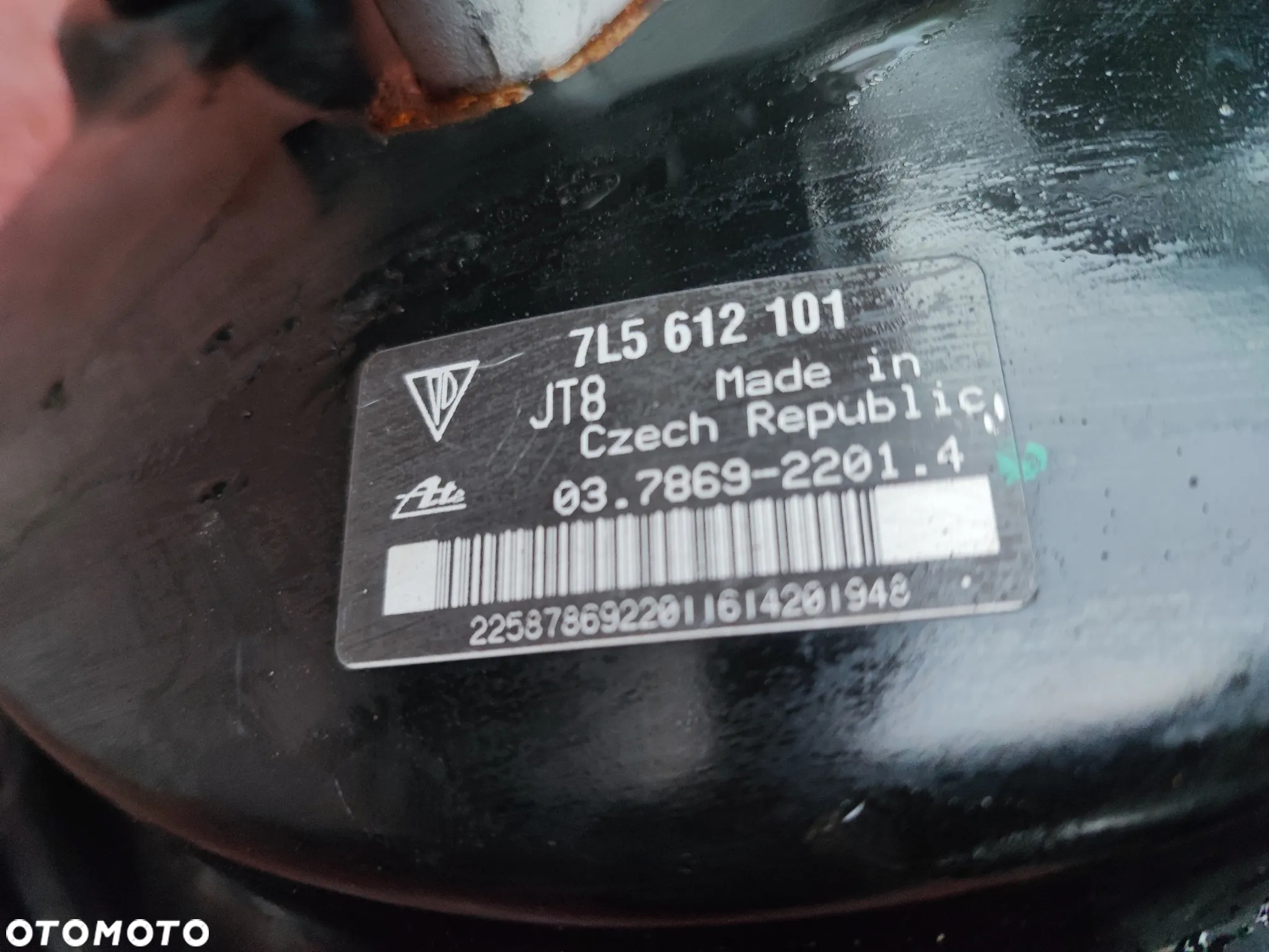 PORSCHE CAYENNE ORYGINALNA POMPA HAMULCOWA + SERWO HAMULCOWE EUROPA AUTOMAT + CZUJNIKI SIŁY HAMOWNIA O NR. 03 7869 2201.4 / 7L5 612 101 OEM - 10
