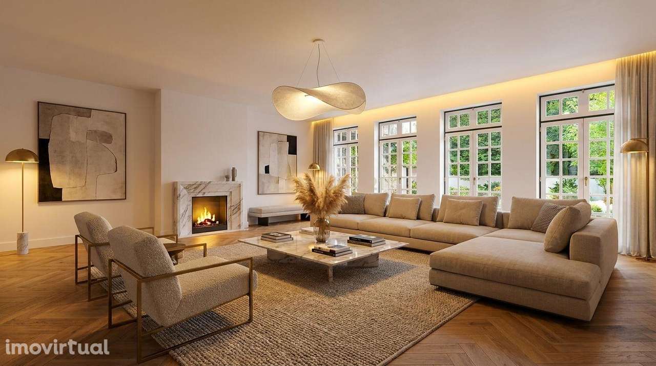 Exclusiva Villa do Século XIX com Piscina Interior em Parede, Cascais - Grande imagem: 2/18