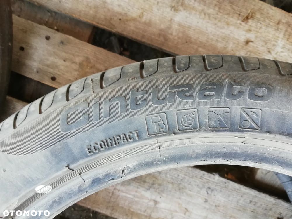 2 opony letnie używane 245/40R17 Pirelli Cinturato - 4
