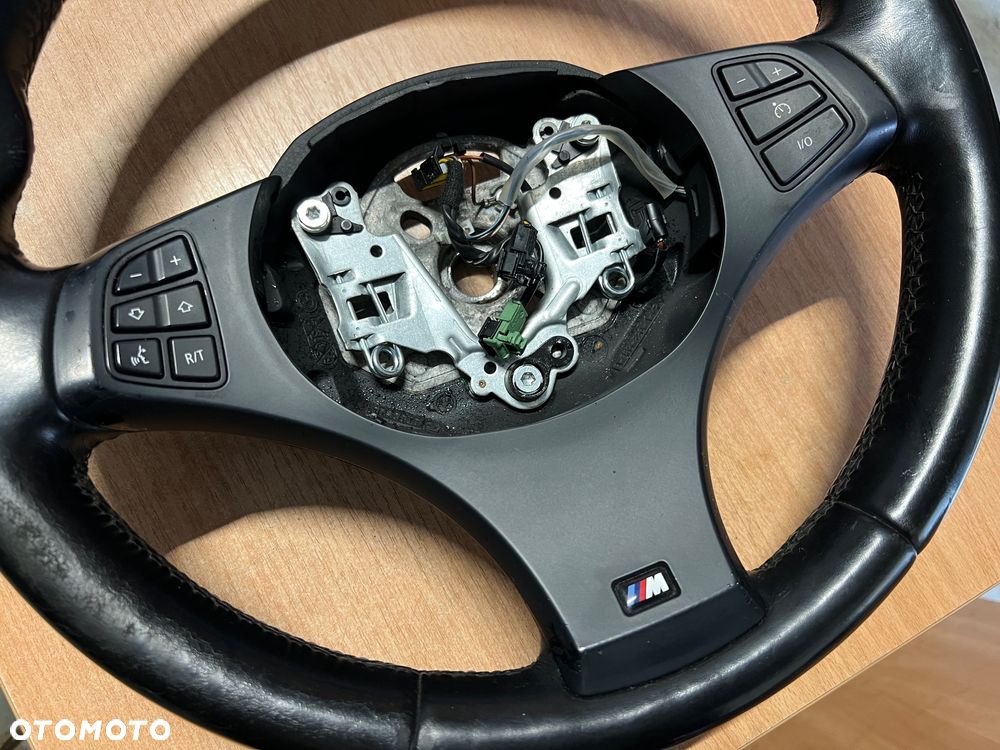 Kierownica Bmw x3 x5 M pakiet sport do obszycia ładny dekor i przyciski - 3