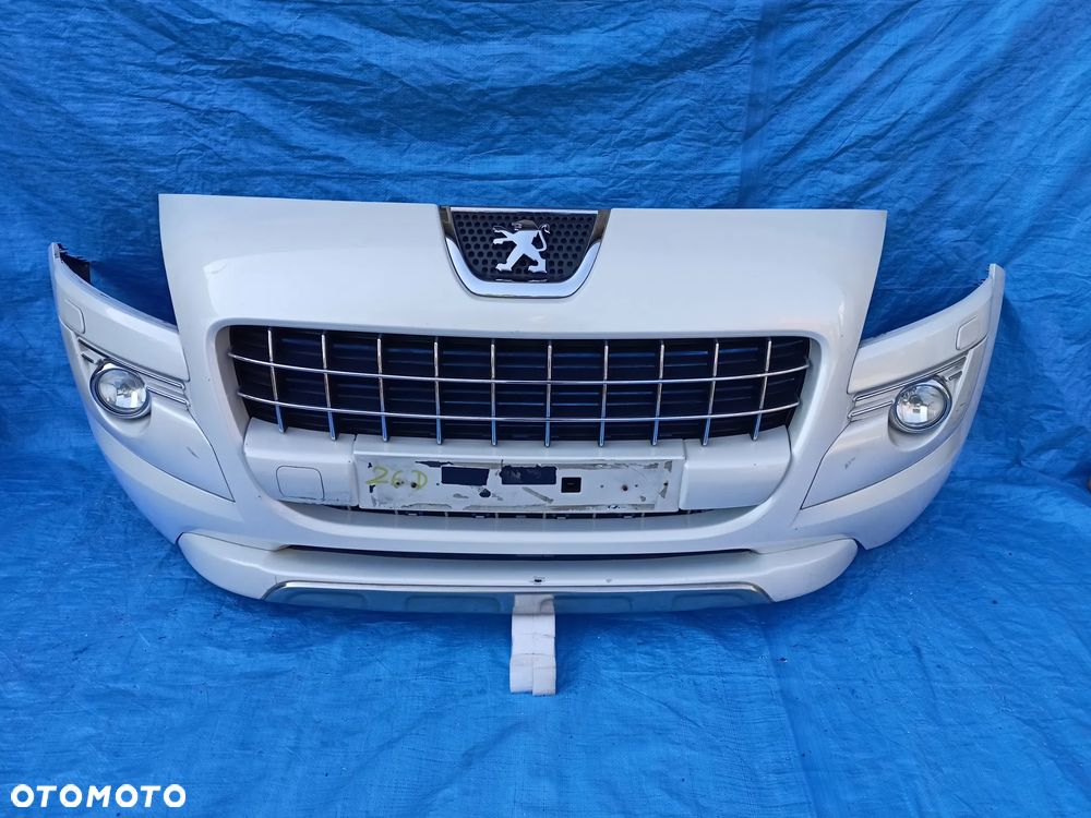 26D Zderzak przód przedni kompletny PEUGEOT 3008 I  SPRYSKI XENON wysyłka - 2