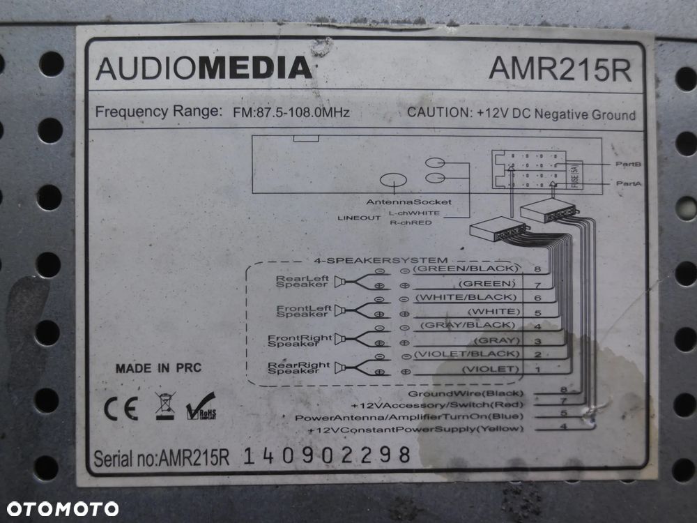 RADIO SAMOCHODOWE AUDIOMEDIA AMR215R - 2