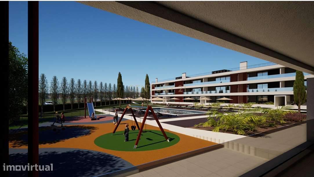 Luxuoso Apartamento T3, em condomínio fechado,  Quintas das Freiras  A - Grande imagem: 2/8