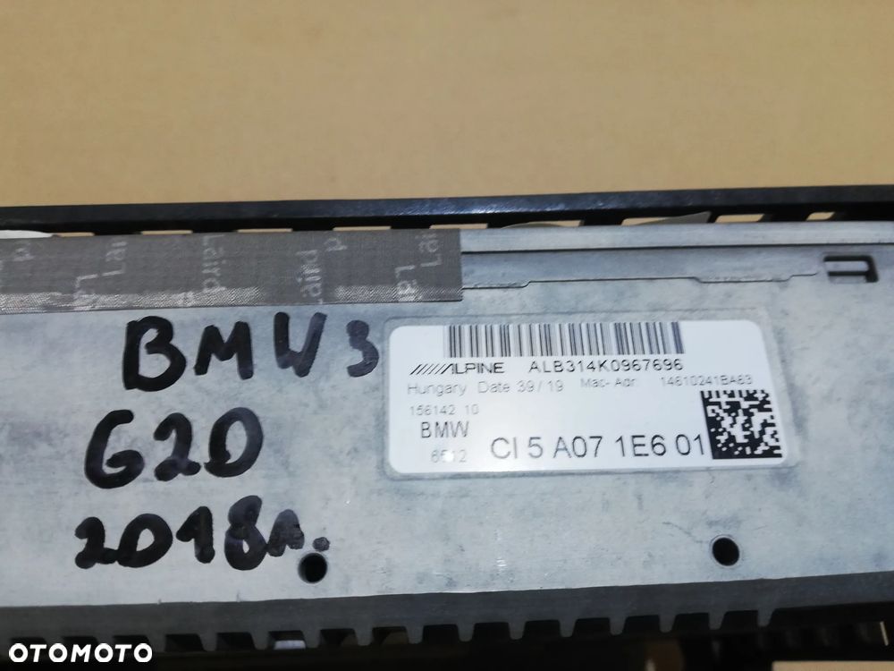 BMW 3 G20 G21 RADIO MODUŁ NAWIGACJA 5A071E6 - 2