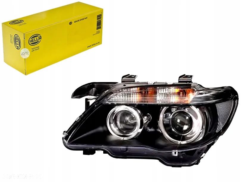 BMW 7 E65 E66 2005-2008 Lift Bi Xenon Nieskrętny Lewy Nowy Oryginał - 1