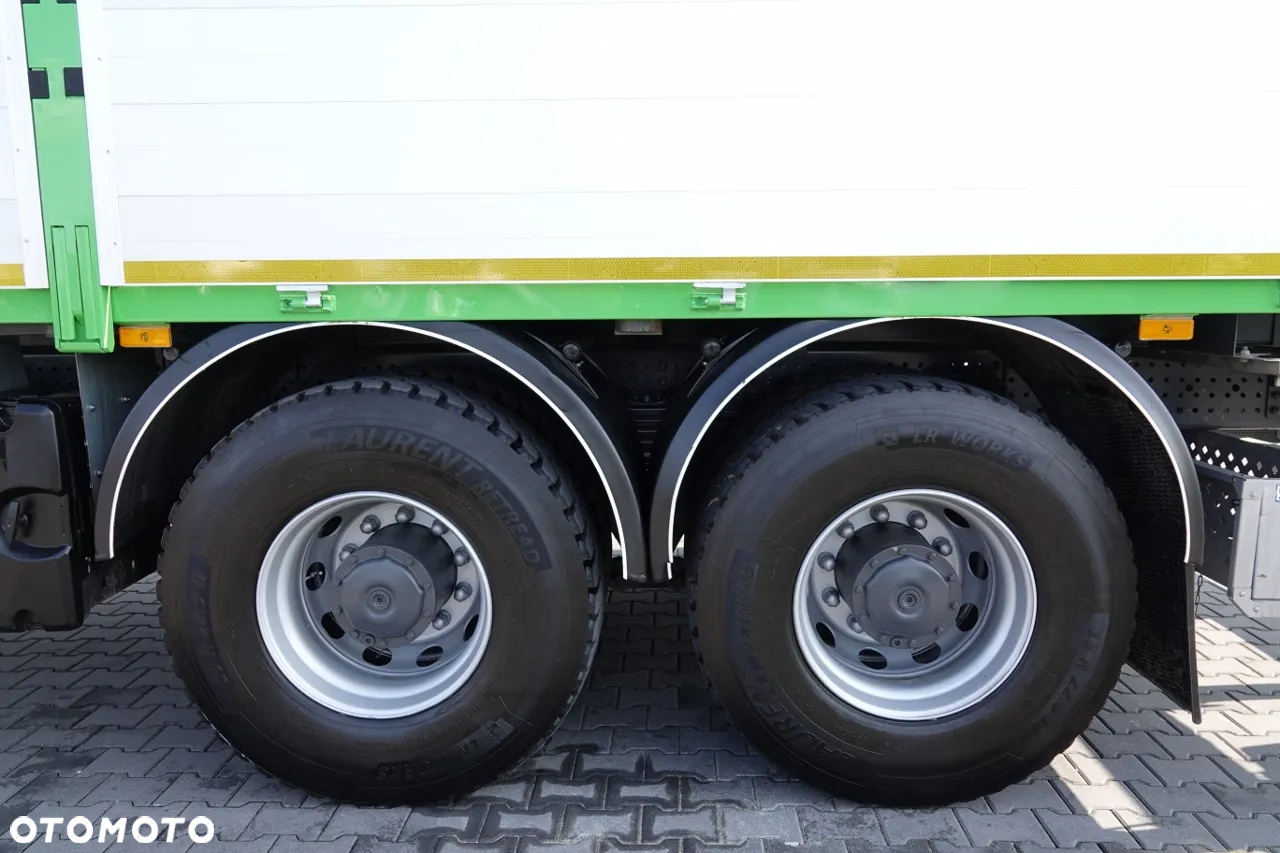 Mercedes-Benz AROCS 2636 / 6x4 / SKRZYNIOWY- 6,5 M / + HDS HIAB 4x wysów: 13 m / EURO 6 / STEROWANIE RADIOWE /OPONY 100 % - 26