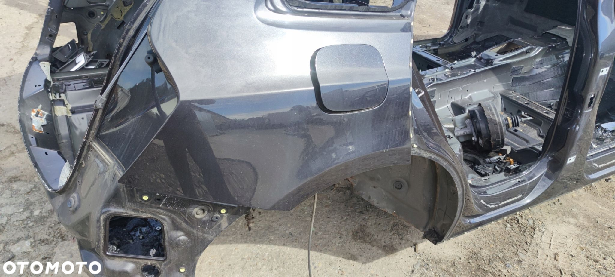 ĆWIARTKA BŁOTNIK PRÓG PRAWY TYŁ AUDI Q5 8R LZ7L - 2