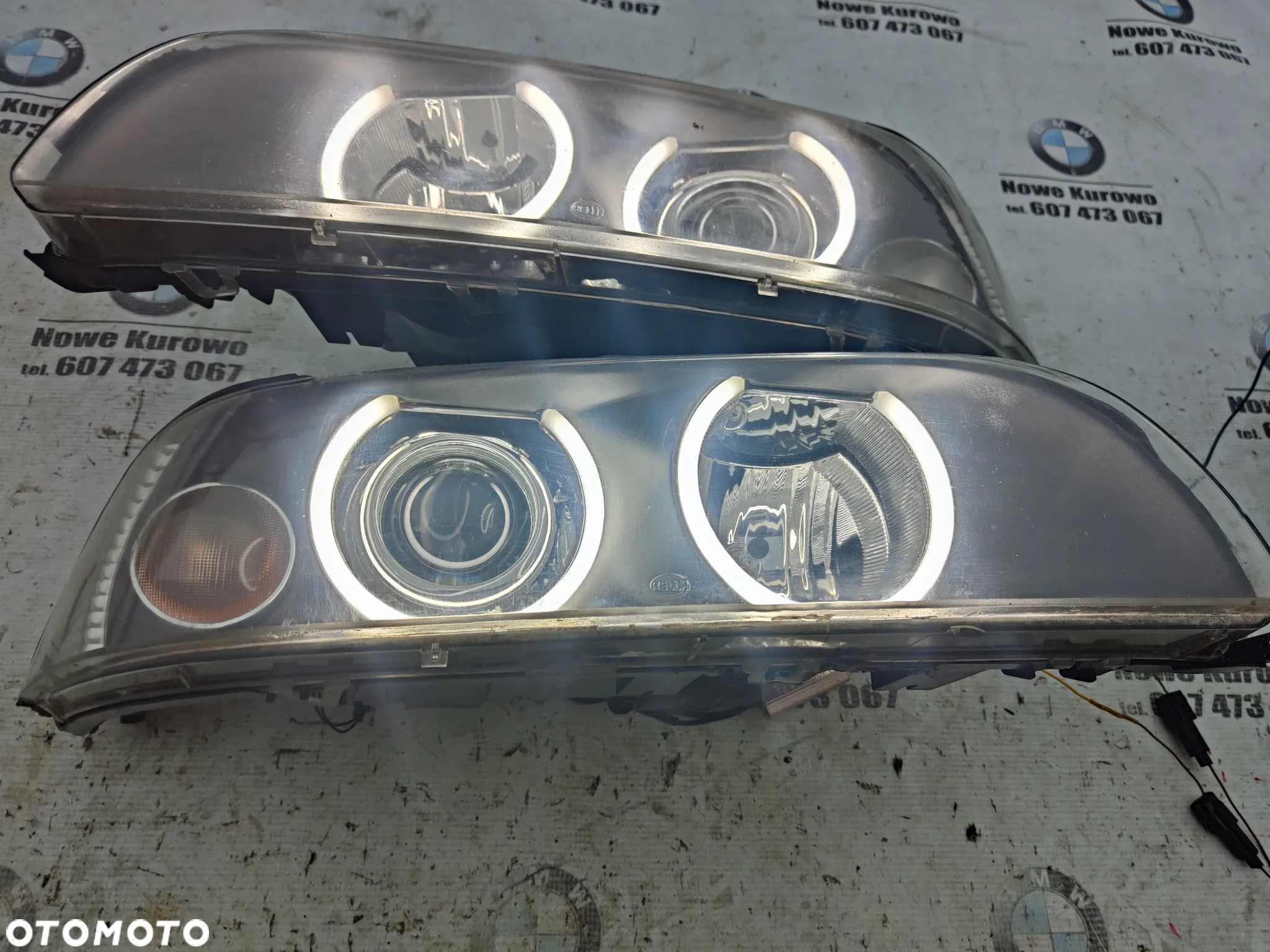 BMW E39 Lifting Lampa Przednia Lewa Prawa BiXenon Kierunek w ringach - 18