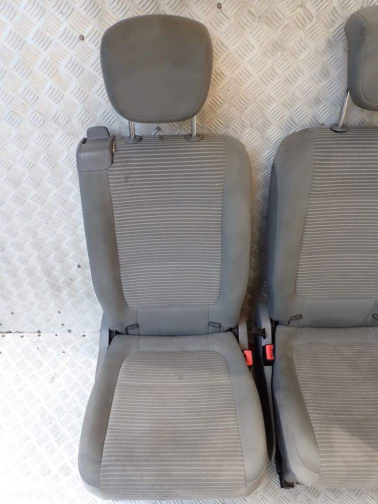 VOLKSWAGEN SHARAN 7N0 2013 ROK FOTELE 2 I 3 RZĄD MATERIAŁ ZESTAW - 8