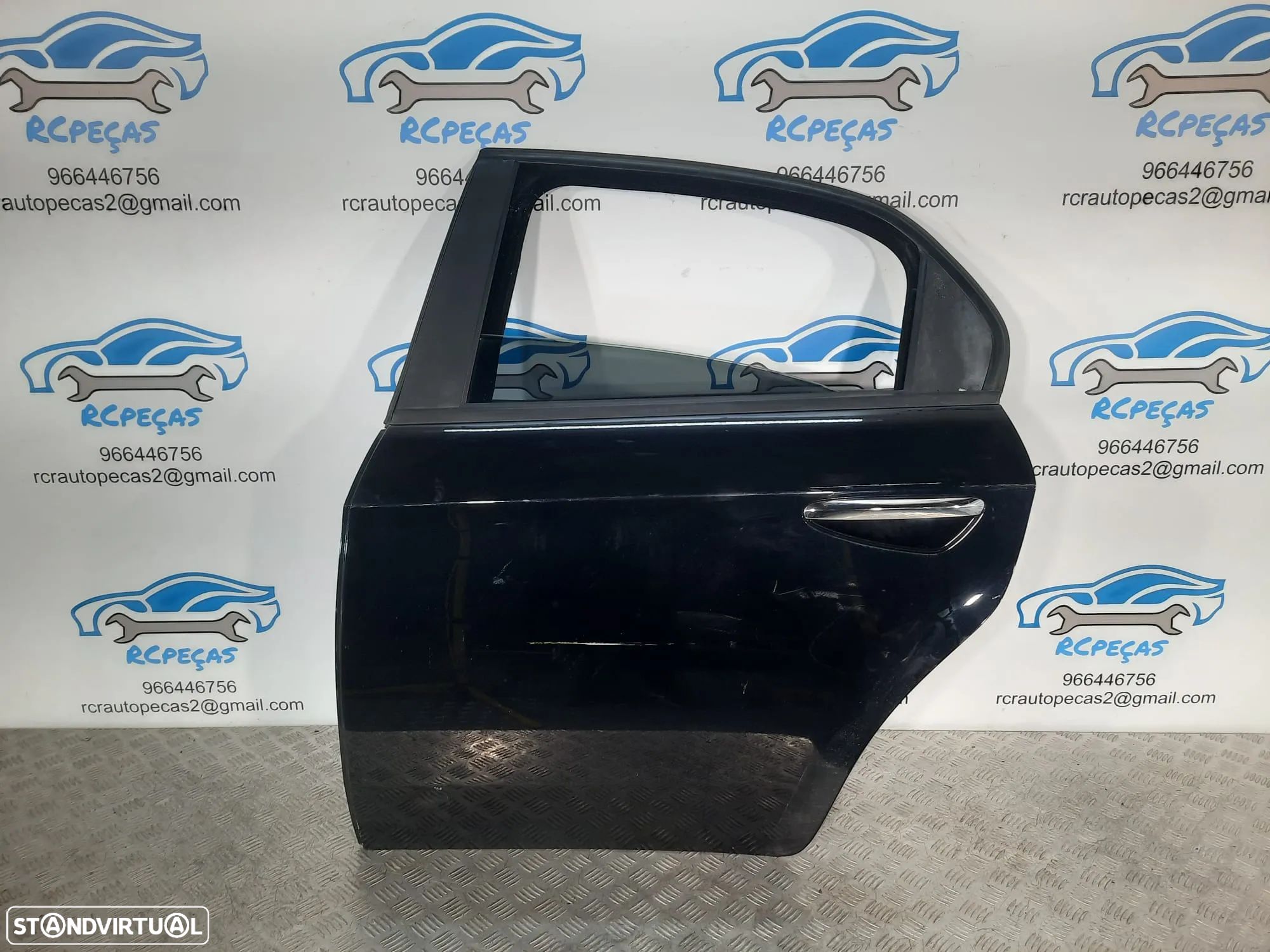 PORTA TRASEIRA TRÁS ESQUERDA ALFA ROMEO 159 939 SEDAN CARRO FECHO ELEVADOR MOTOR PUXADOR VIDRO - 1