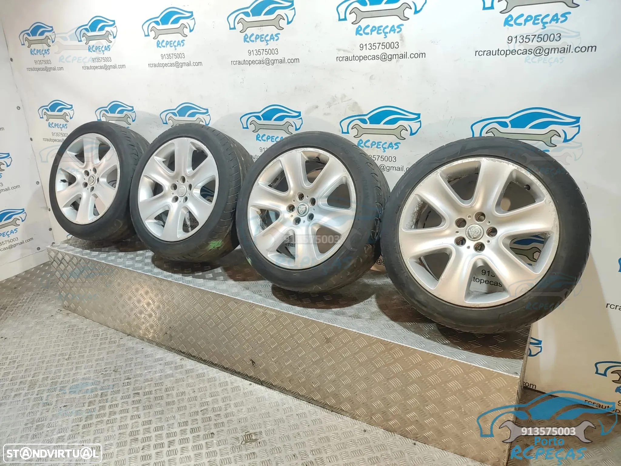 Jantes Originais 18" Jaguar - 5x108 - 8,5J | ET49 - Jante | 18 Polegadas | 8X231007BA | 5 x 108 | 245 45 18 | Conjunto - 10